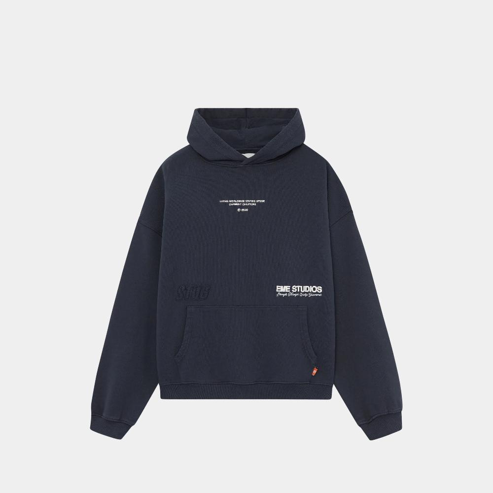 Eme Jack Navy Oversized Hoodie