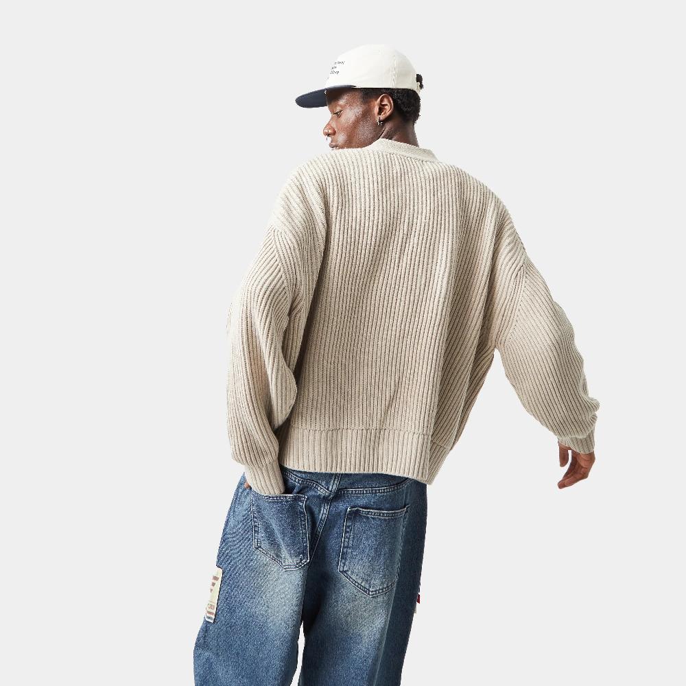 Eme Lesh Off Sand Rib Cardigan