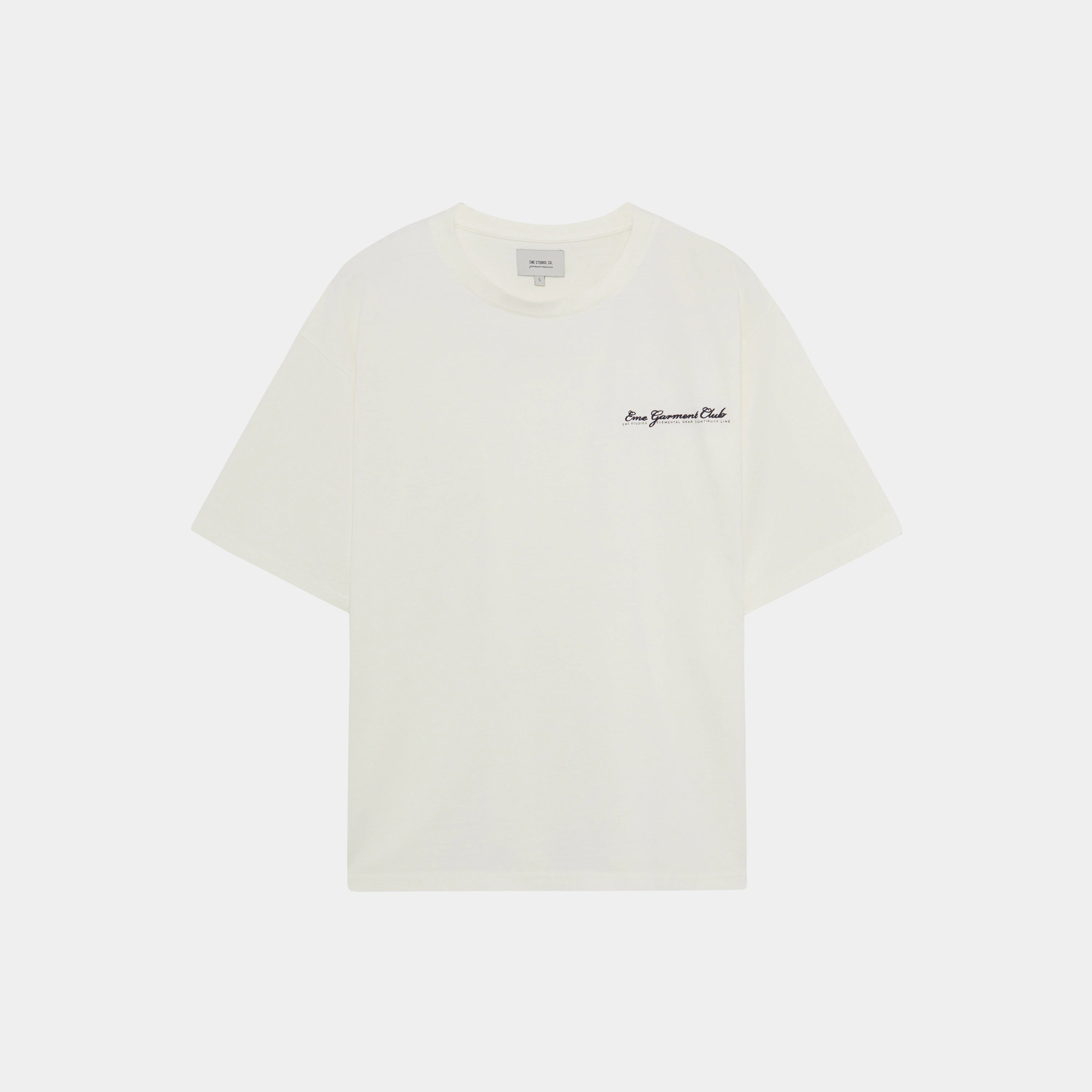 Eme Loungewear Cream Oversized Tee