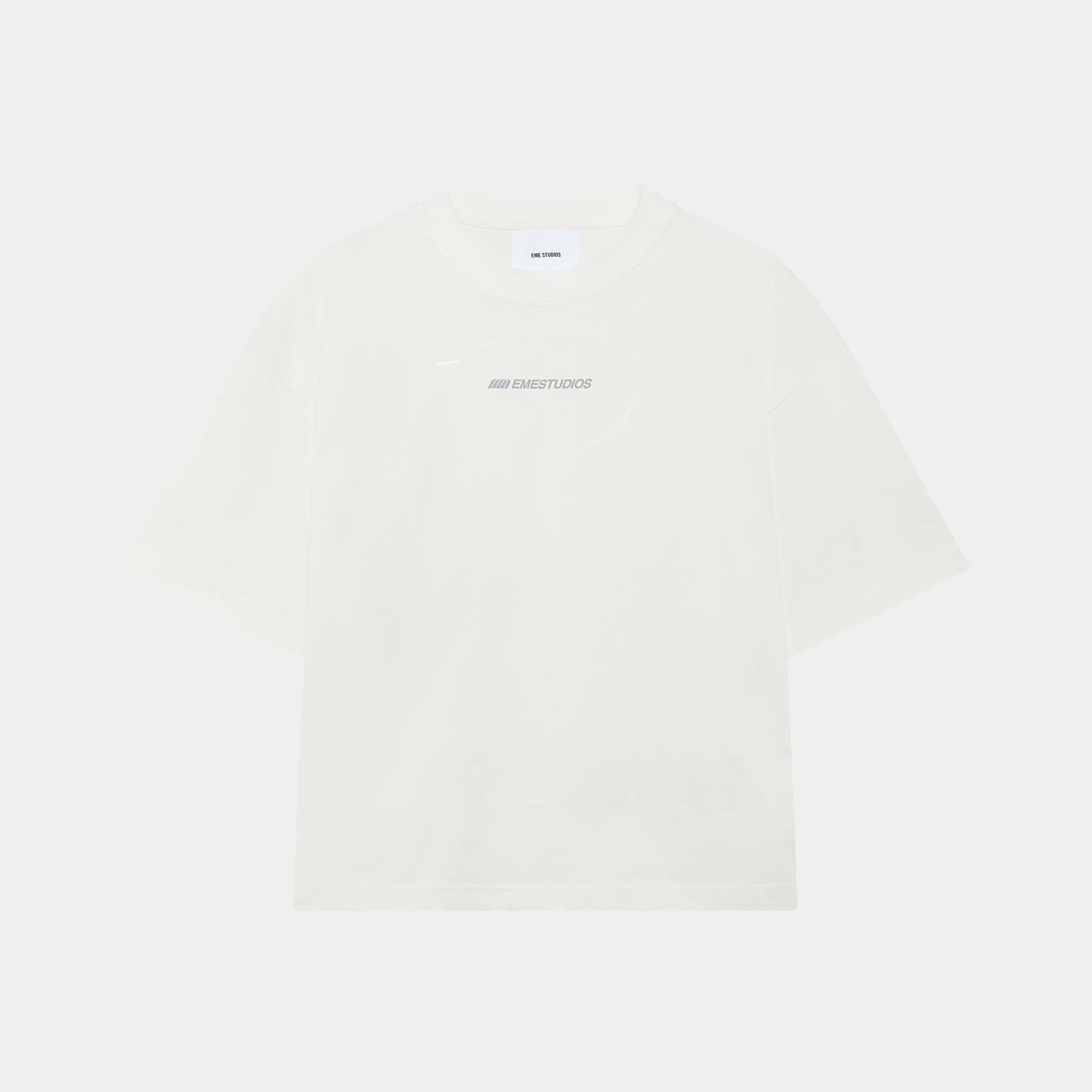 Eme M Plate Off Sand Oversized Tee