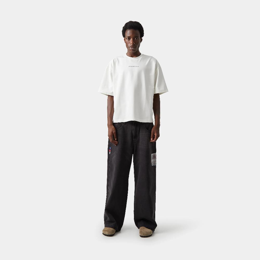 Eme M Plate Off Sand Oversized Tee