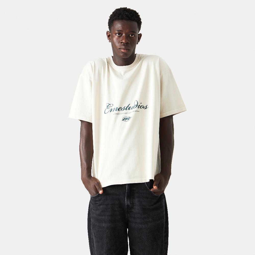 Eme Main Street Off Sand Oversized Tee