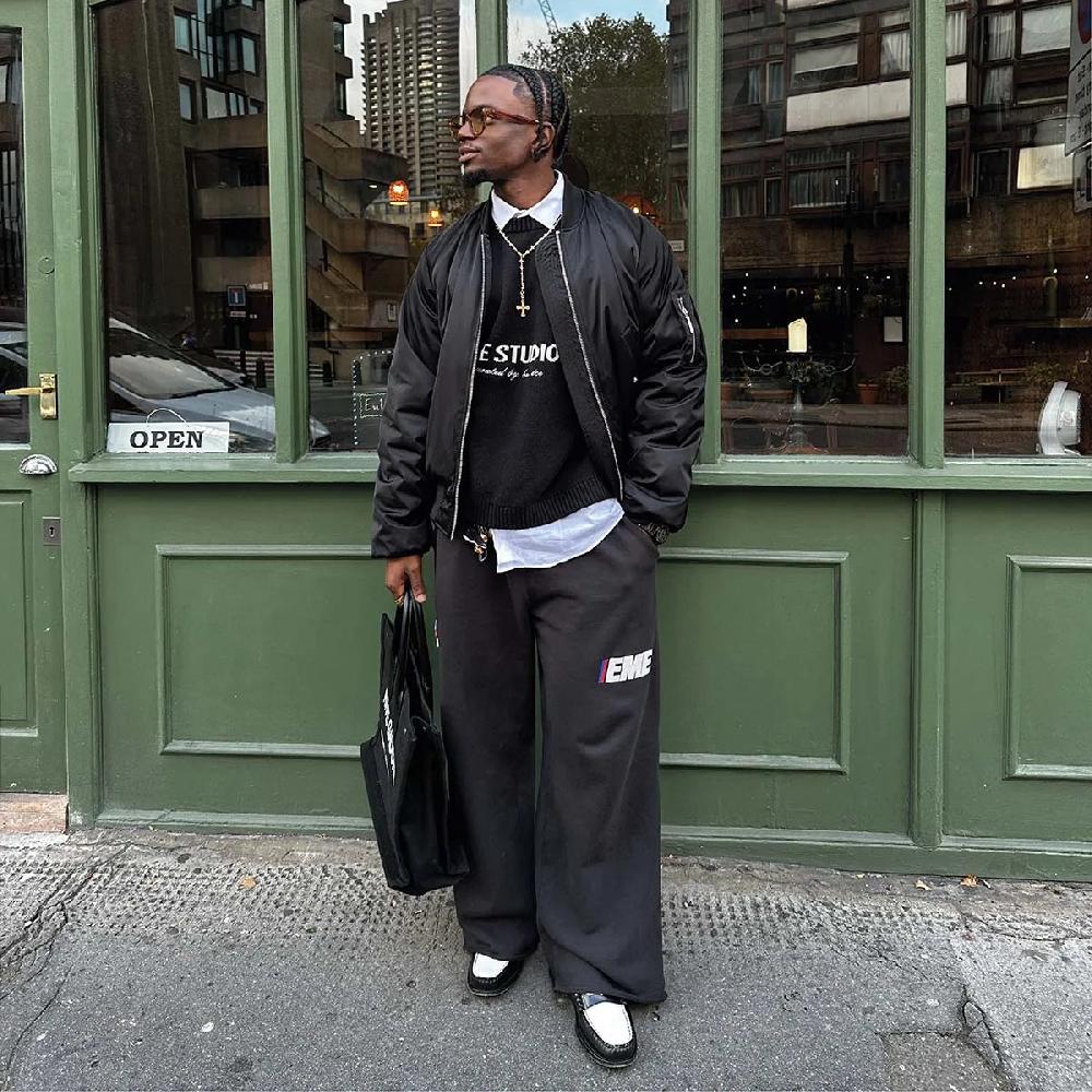 Eme Master Flag Shadow Knit Sweater