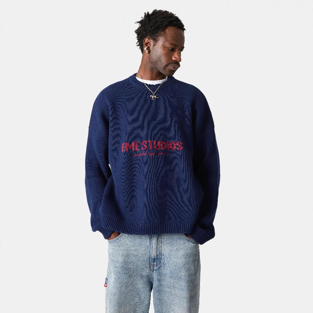 Eme Master Indigo Knit Sweater