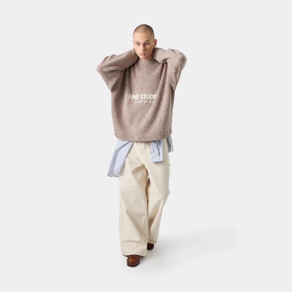 Eme Master Muddy Brown Knit Sweater