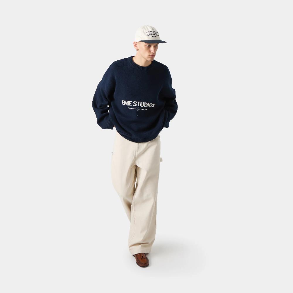 Eme Master Navy Knit Sweater