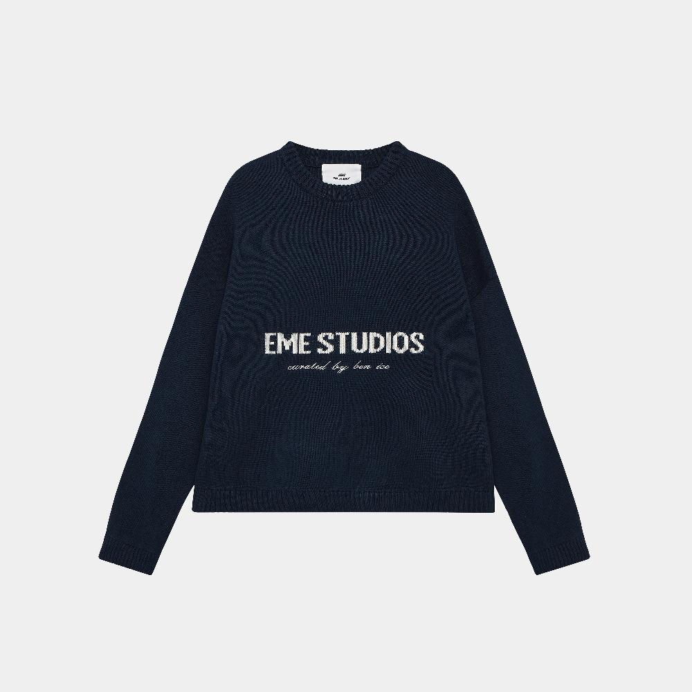 Eme Master Navy Knit Sweater