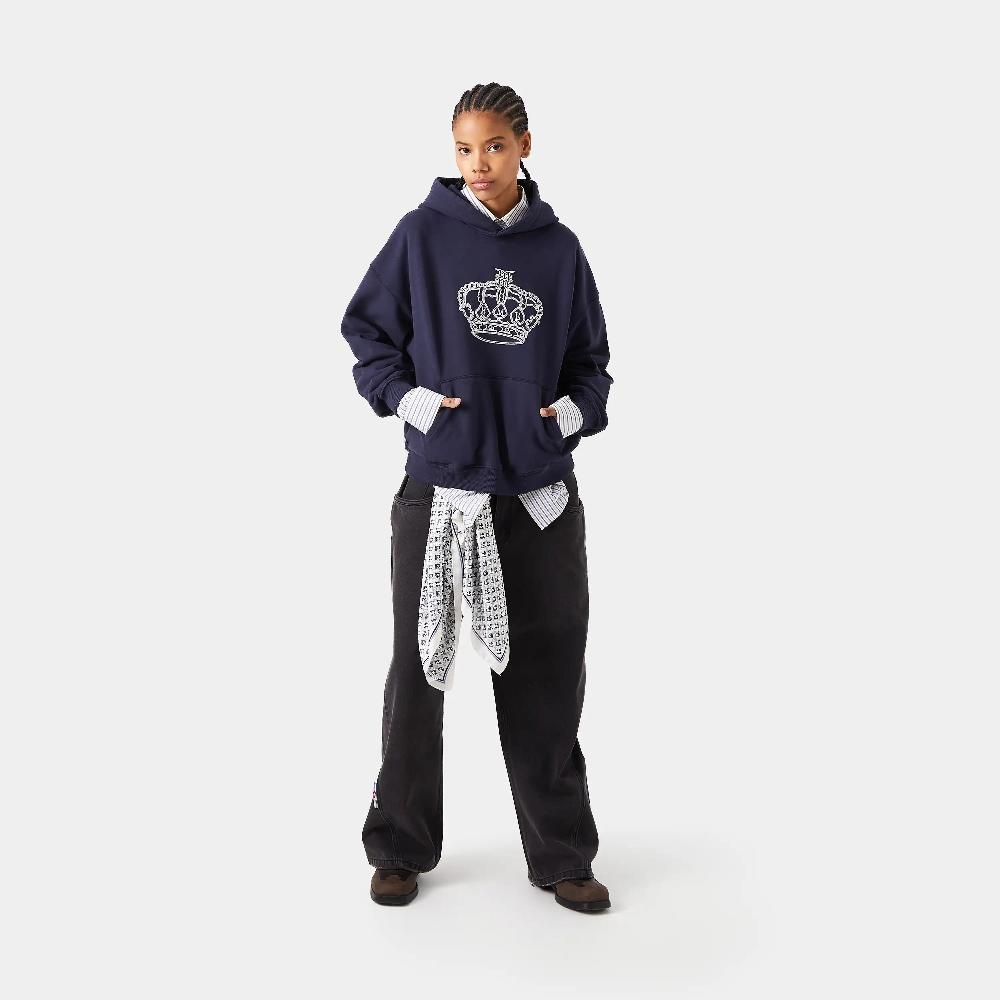 Eme Mufasa Navy Oversized Hoodie