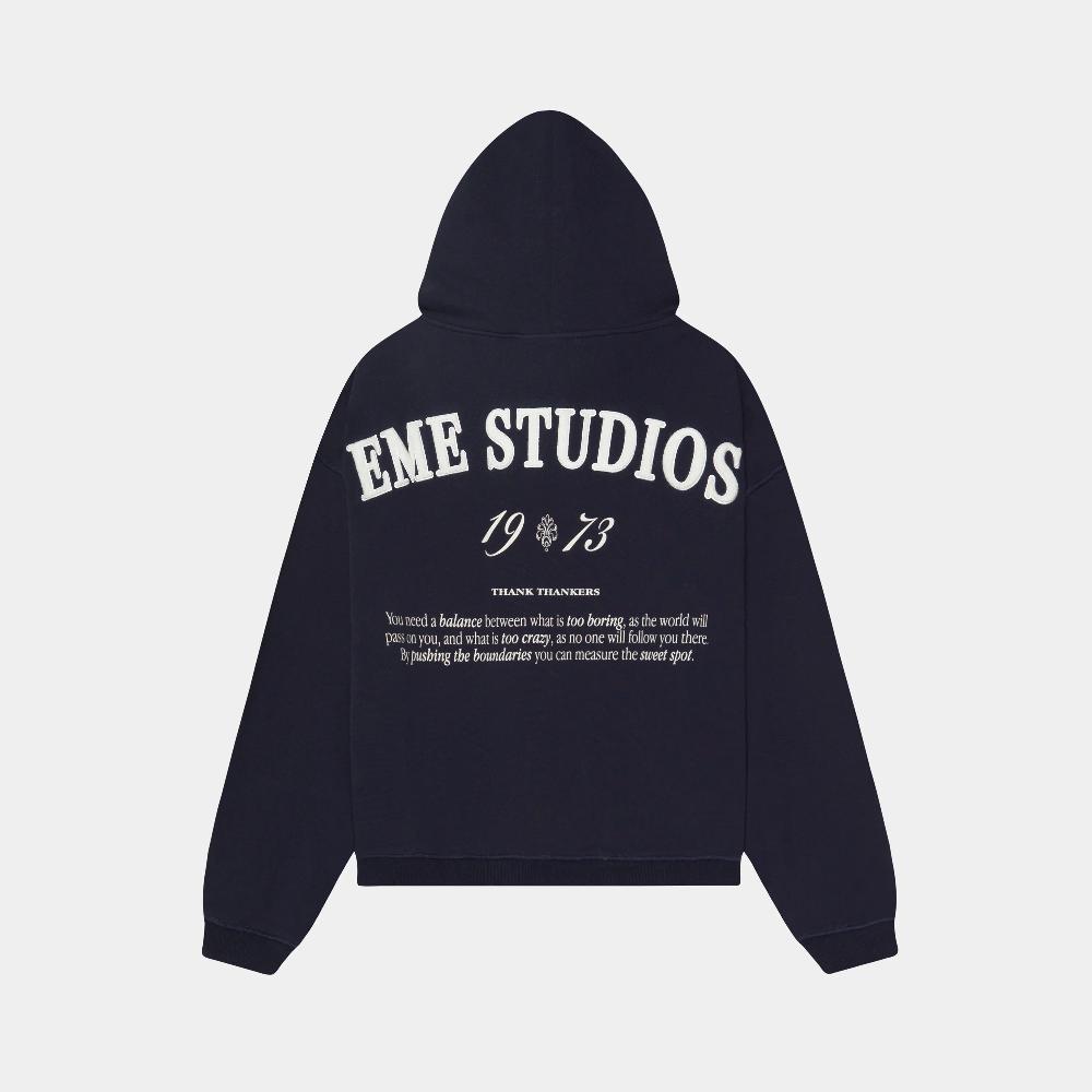 Eme Nexus Dark Navy Oversized Hoodie