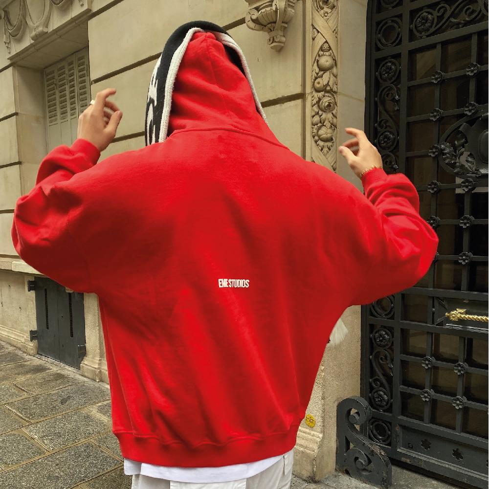Eme Off Pressure Ruby Oversized Hoodie