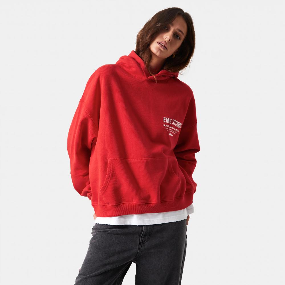 Eme Off Pressure Ruby Oversized Hoodie