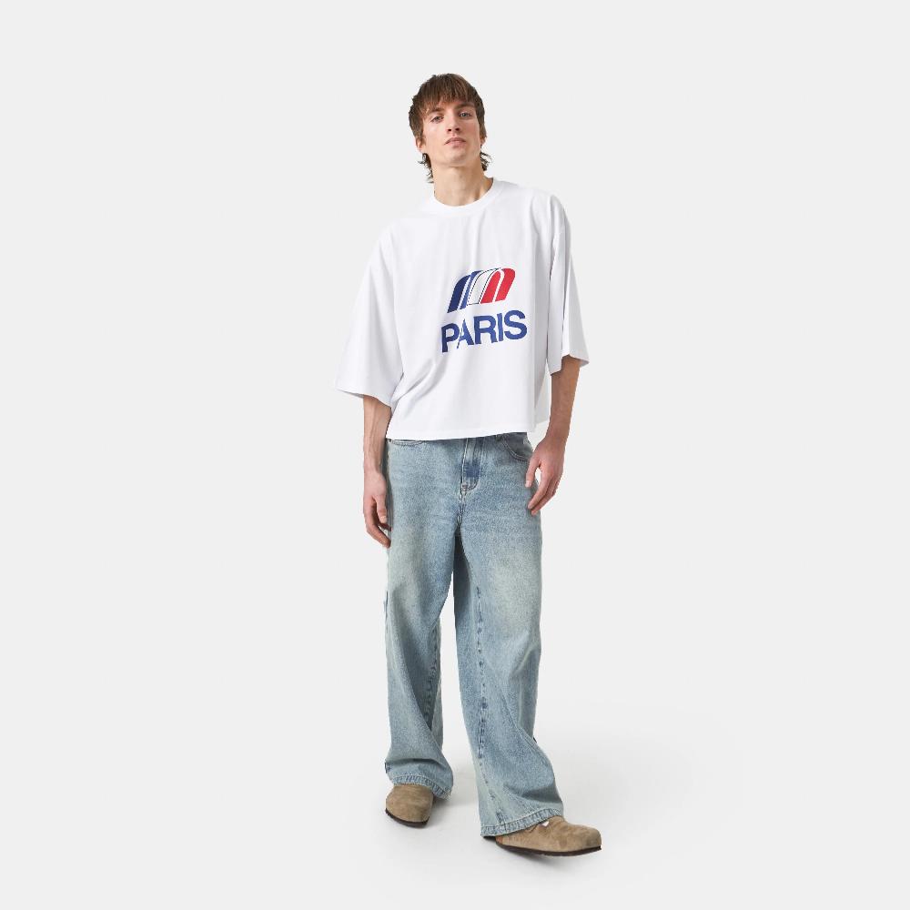 Eme Paris Pearl Cropped Boxy Tee