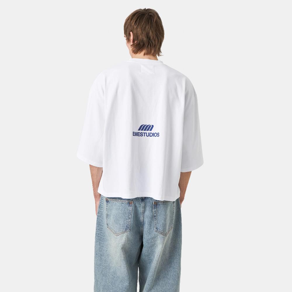 Eme Paris Pearl Cropped Boxy Tee