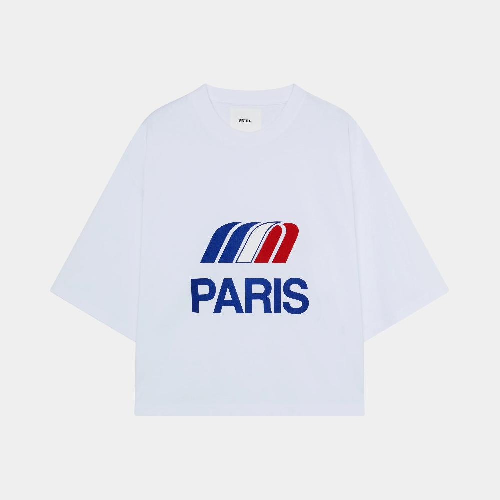 Eme Paris Pearl Cropped Boxy Tee