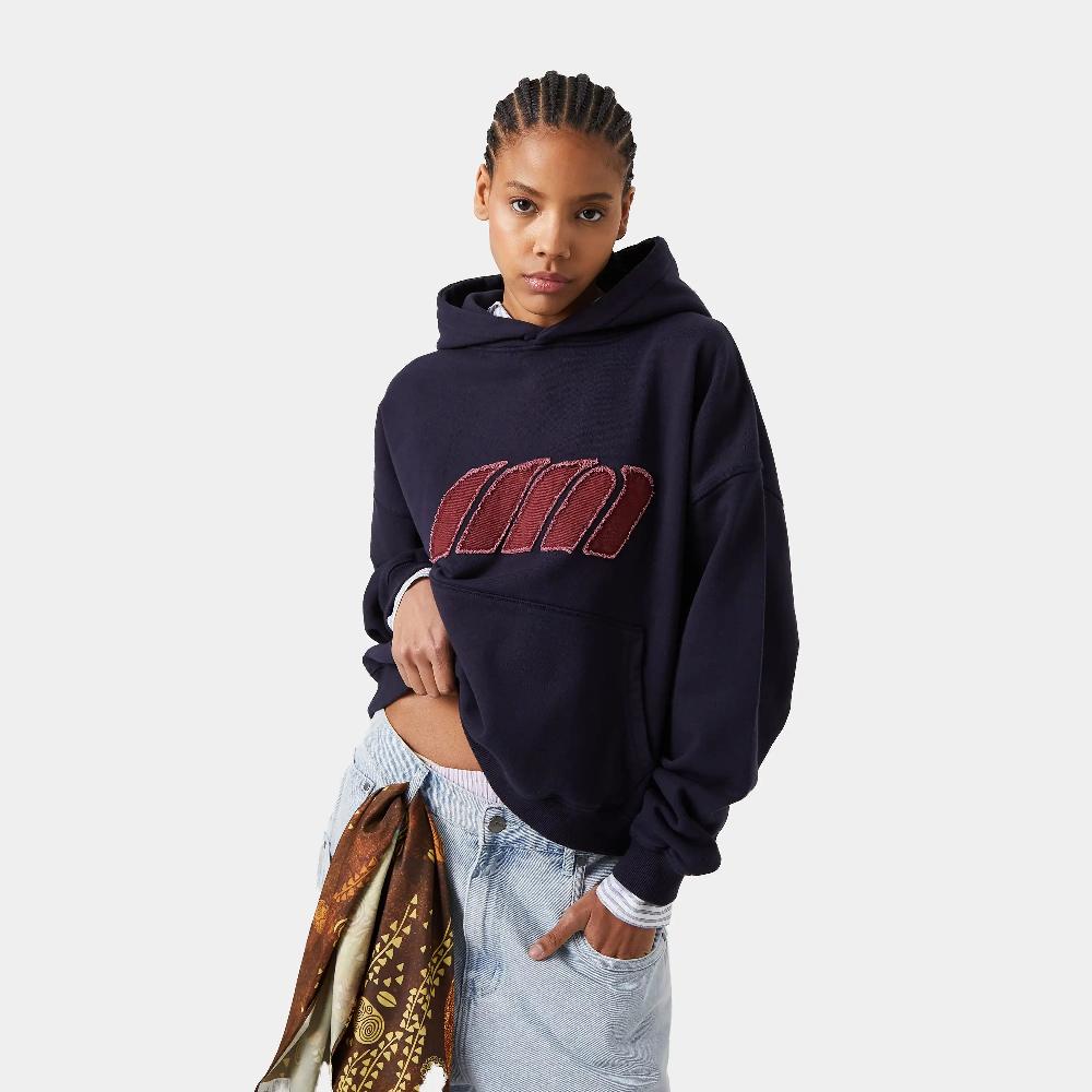 Eme Plog Navy Oversized Hoodie
