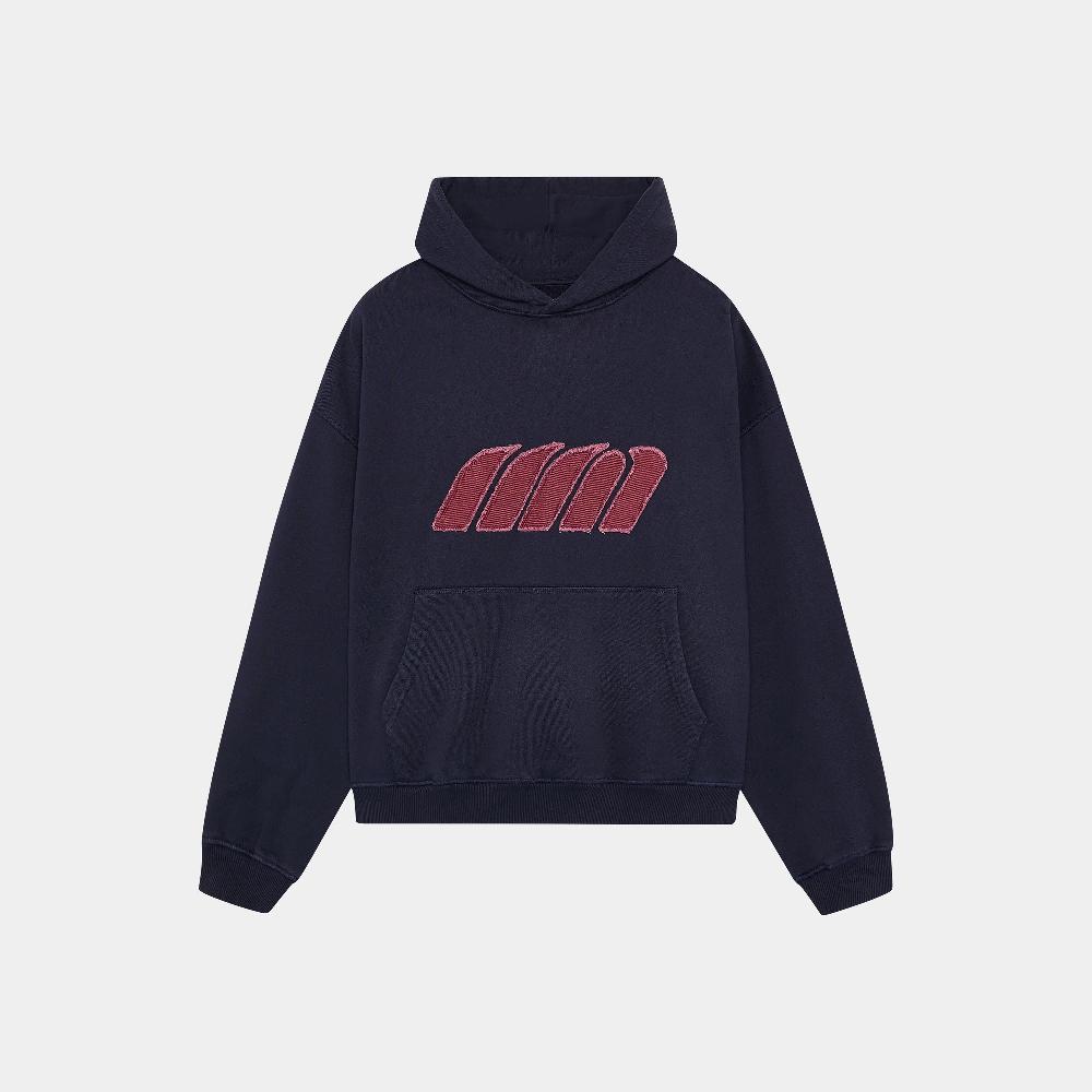 Eme Plog Navy Oversized Hoodie