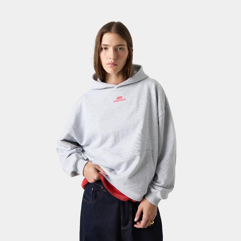 Eme Posse Heather Grey Oversized Hoodie