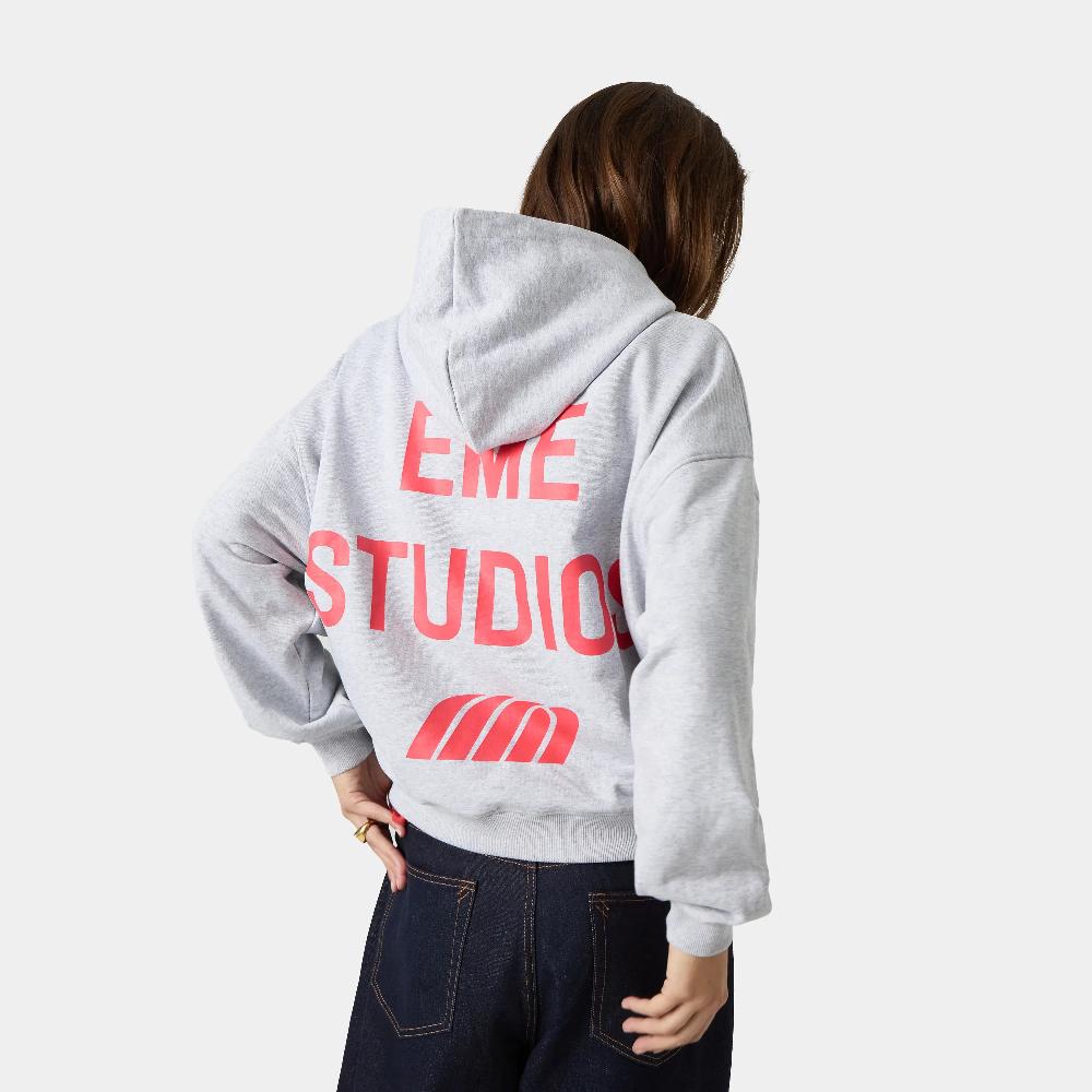 Eme Posse Heather Grey Oversized Hoodie