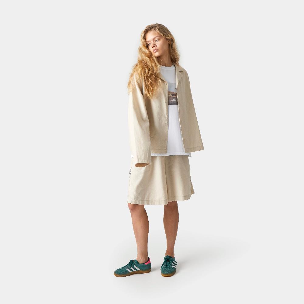 Eme Quarry Off Sand Linen Shirt
