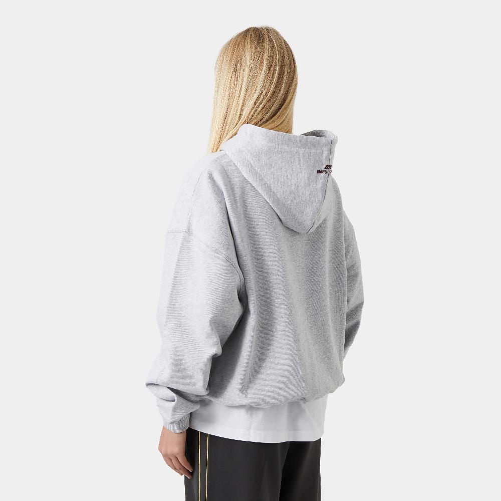 Eme Reborn Heather Grey Oversized Hoodie