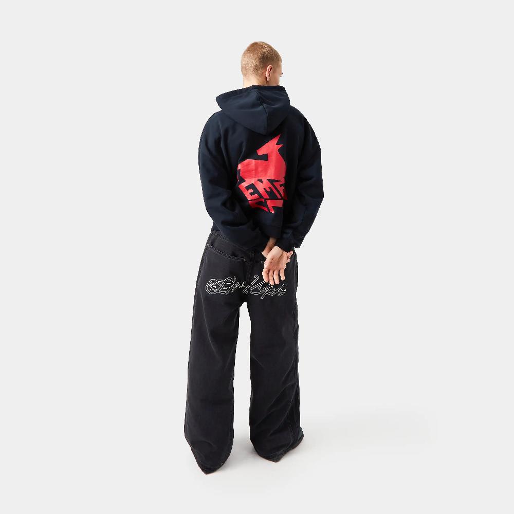 Eme Rensdyr Navy Hoodie