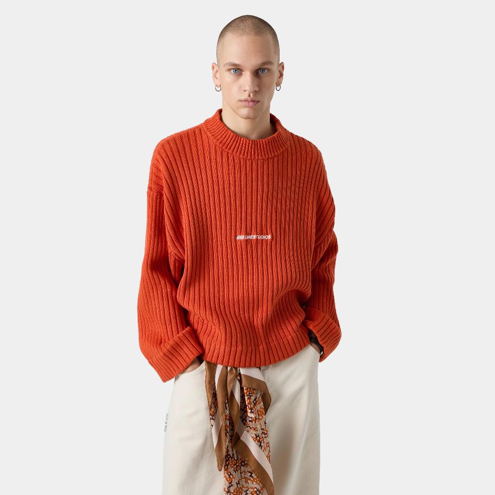 Eme Riot Knit Brick Baggy Sweater