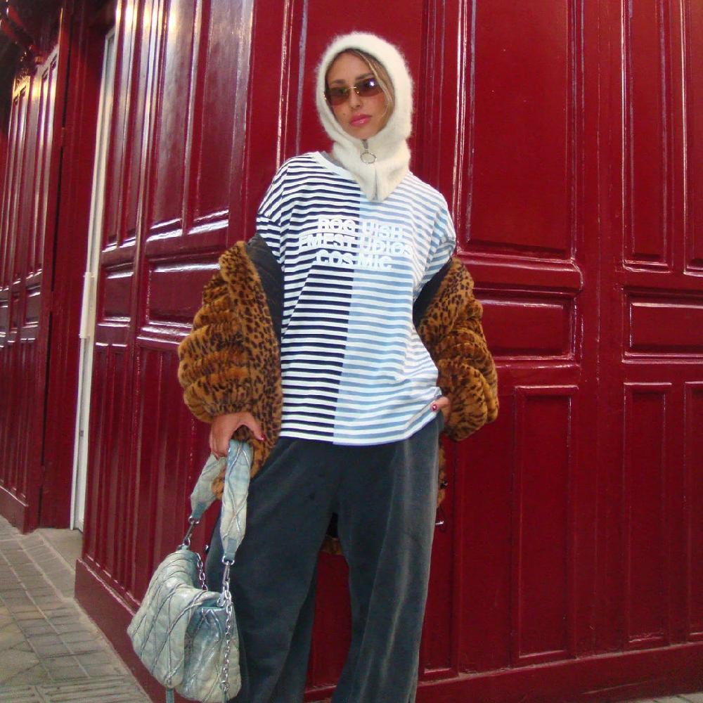 Eme Roguish Blue Striped Long Sleeve