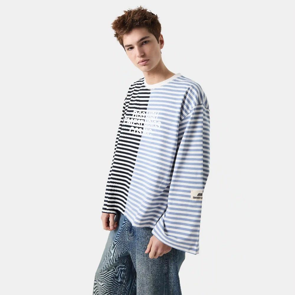 Eme Roguish Blue Striped Long Sleeve