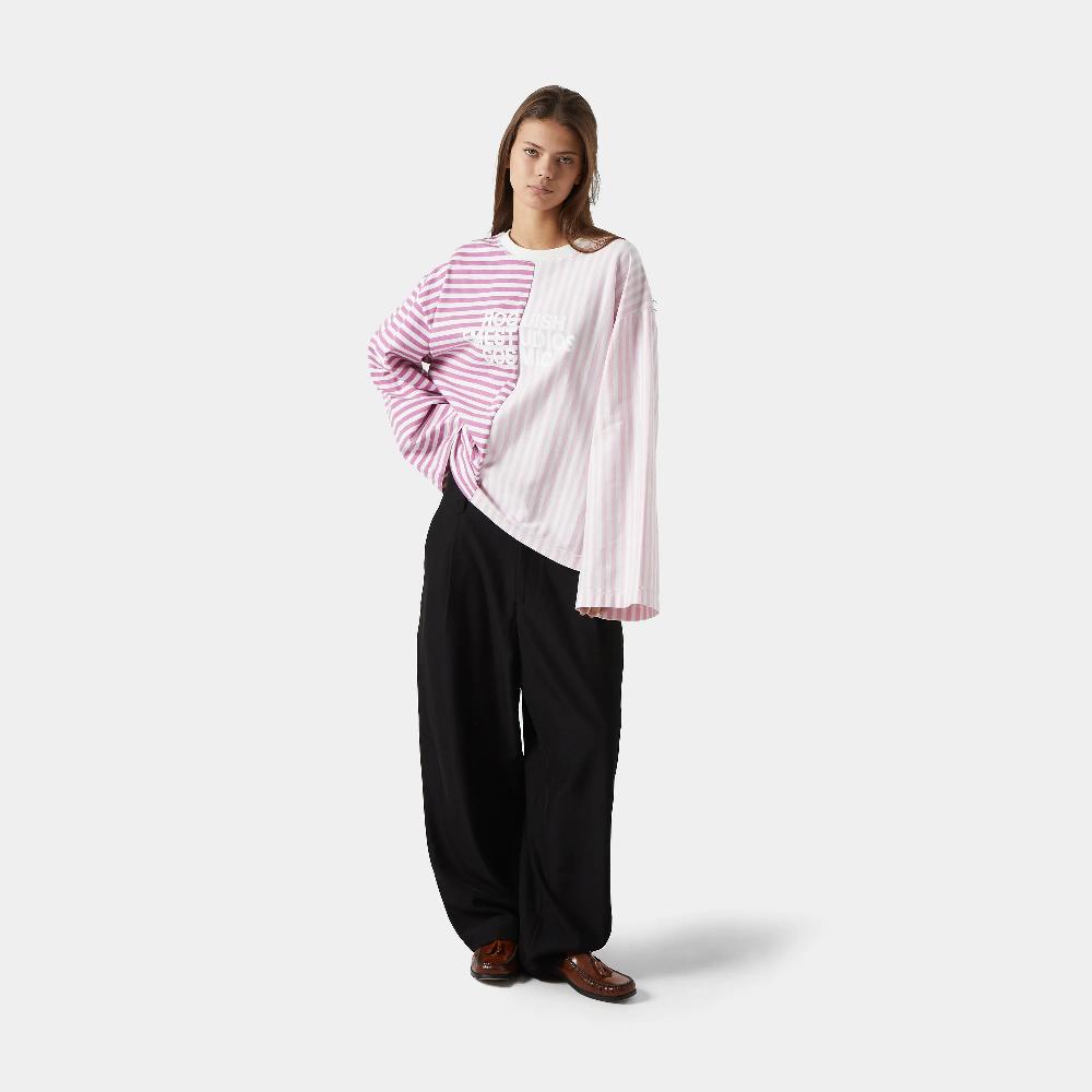 Eme Roguish Fucsia Striped Long Sleeve