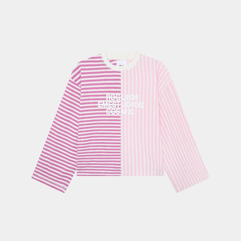Eme Roguish Fucsia Striped Long Sleeve