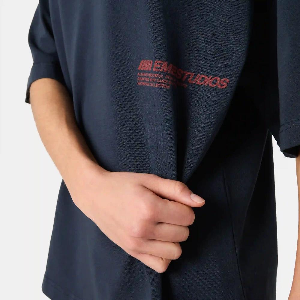 Eme Roots Navy Oversized Tee