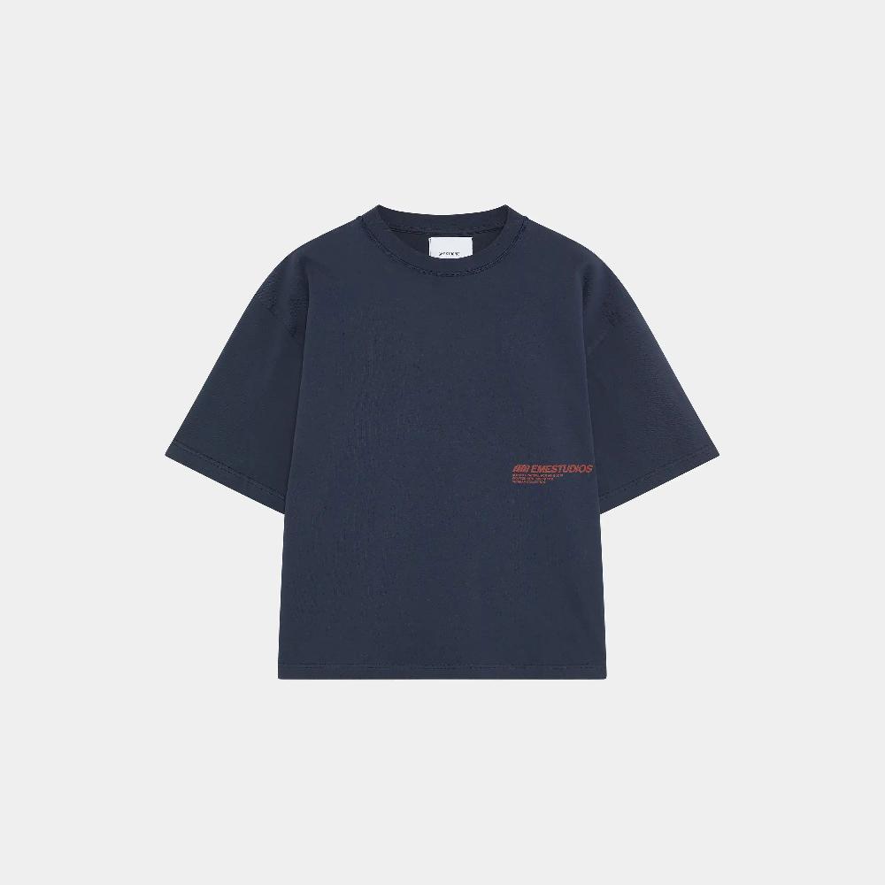 Eme Roots Navy Oversized Tee