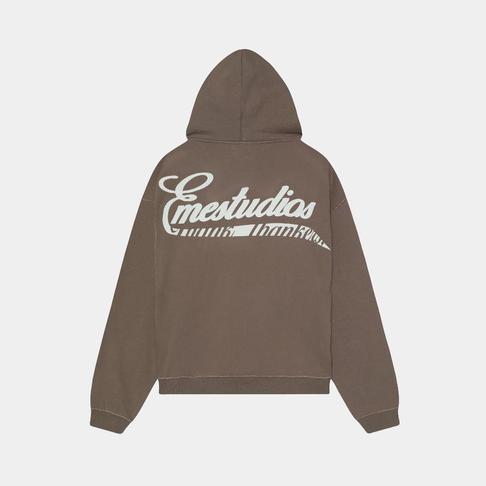 Eme Rush Muddy Brown Oversized Hoodie