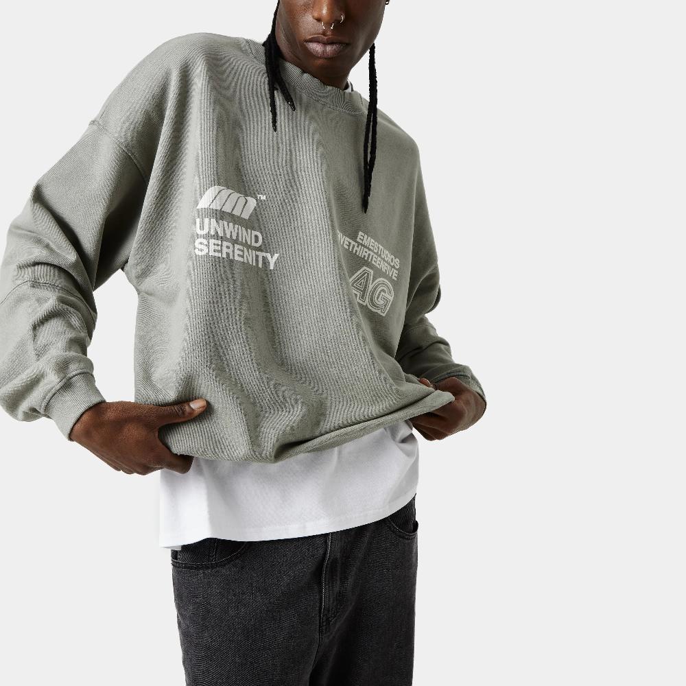 Eme Serenity Pebble Oversized Crewneck