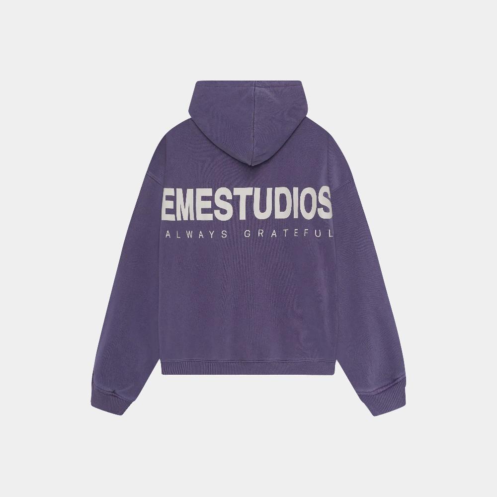 Eme Serenity Velvet Oversized Hoodie