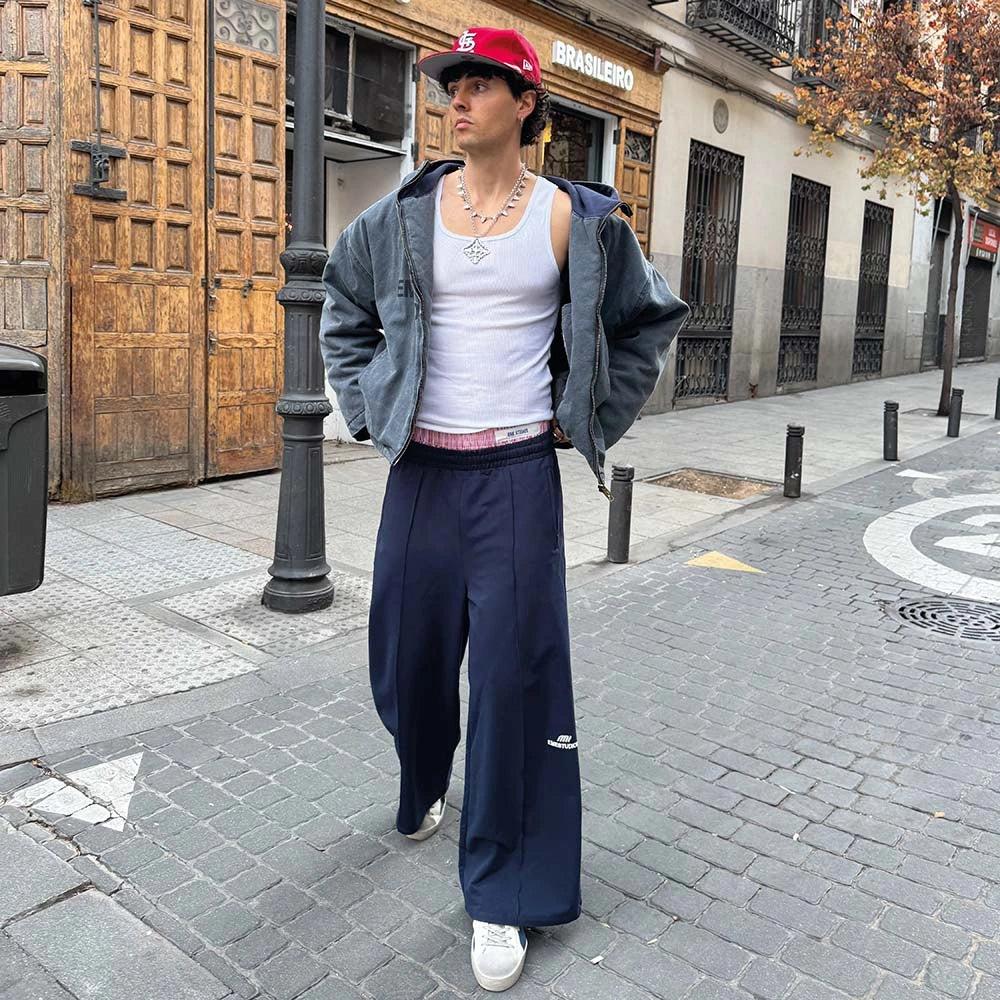 Eme Somm Pleat Baggy Sweatpants