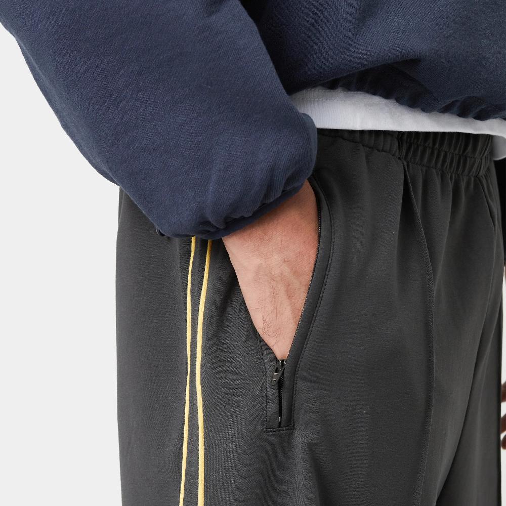 Eme Somm Pleat Grey Baggy Sweatpants