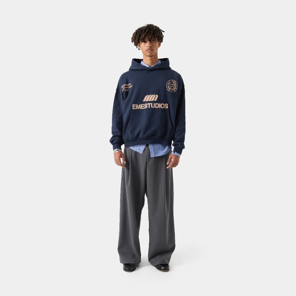 Eme Stealth Navy Oversized Hoodie