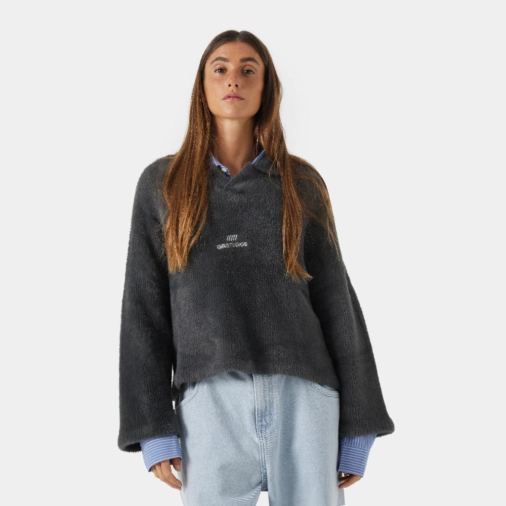 Eme Sully Shadow Brished Knitted Polo