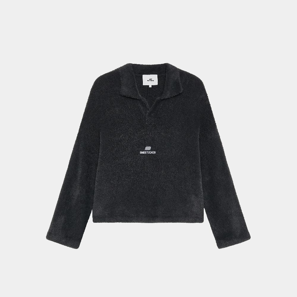 Eme Sully Shadow Brished Knitted Polo