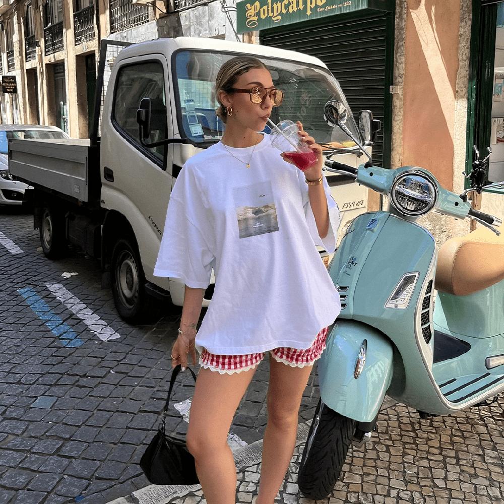Eme Superman Pearl Oversized Tee