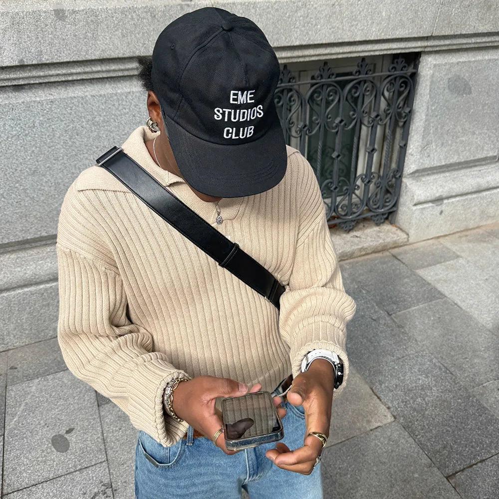 Eme Swan Knit Baggy Sweater