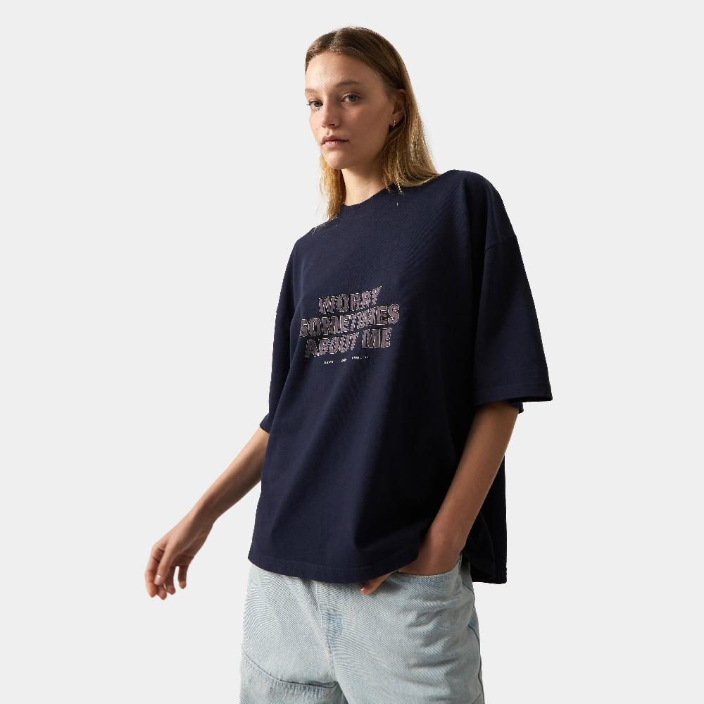 Eme Target Navy Oversized Tee