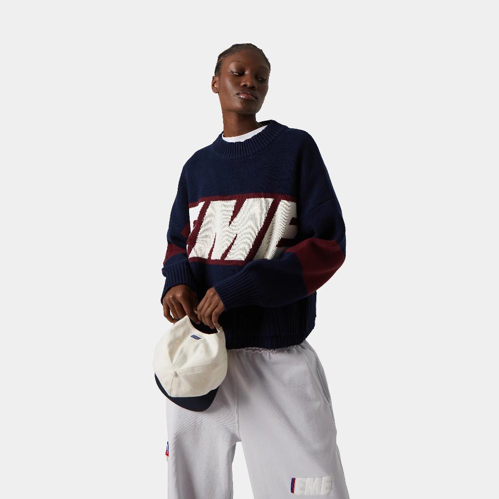 Eme Thrill Indigo Knit Sweater