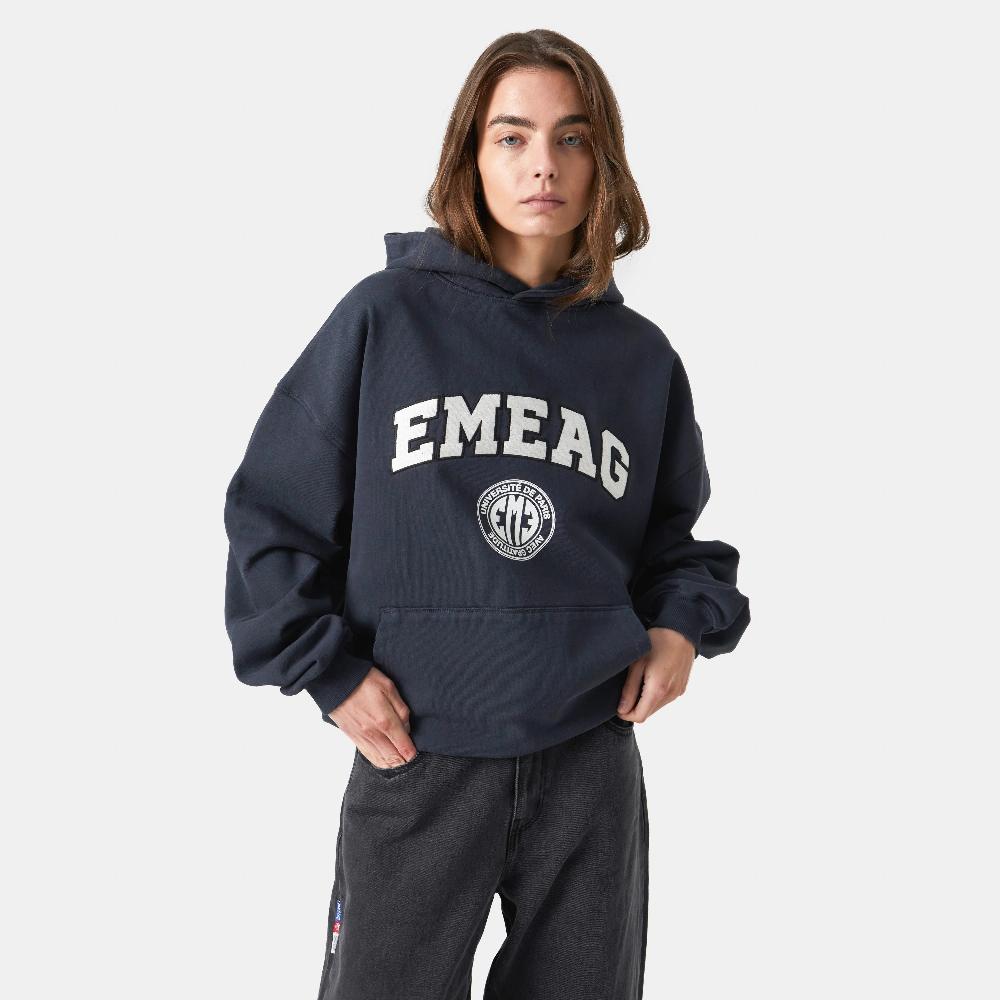 Eme Universitè Navy Oversized Hoodie