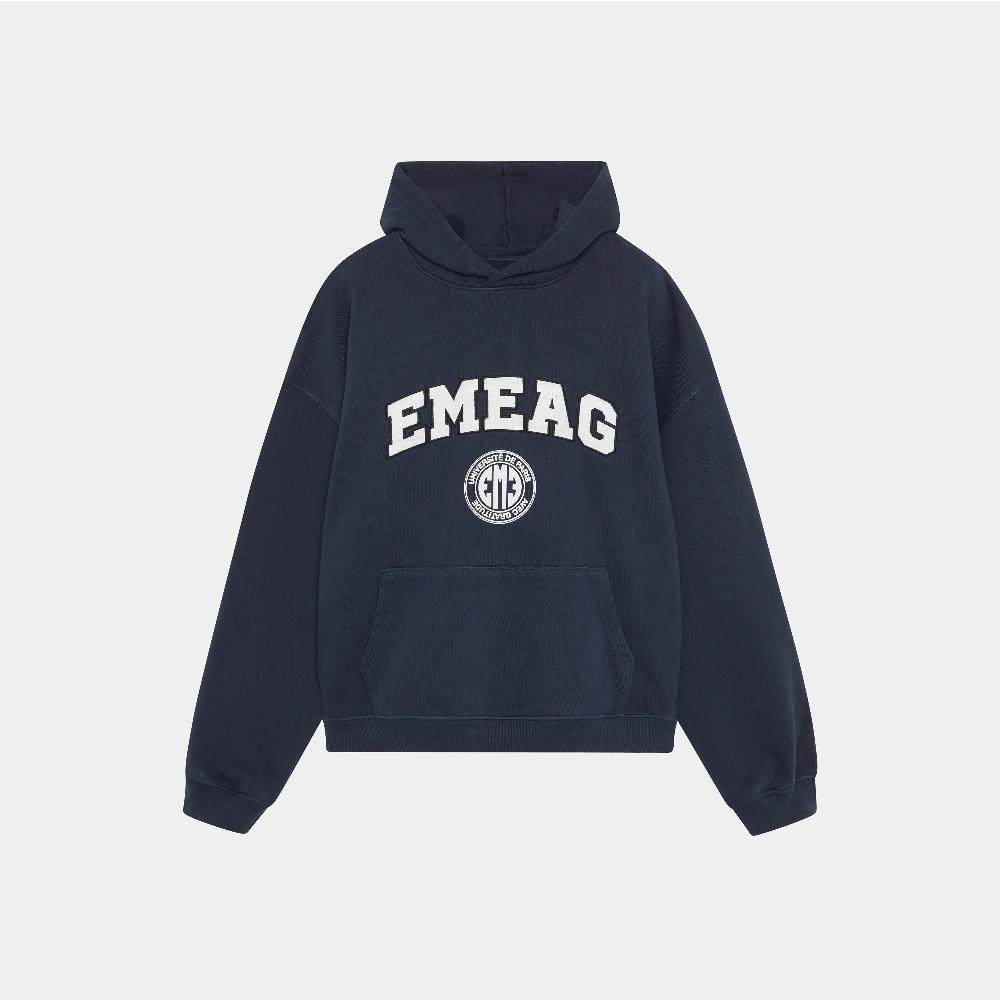 Eme Universitè Navy Oversized Hoodie