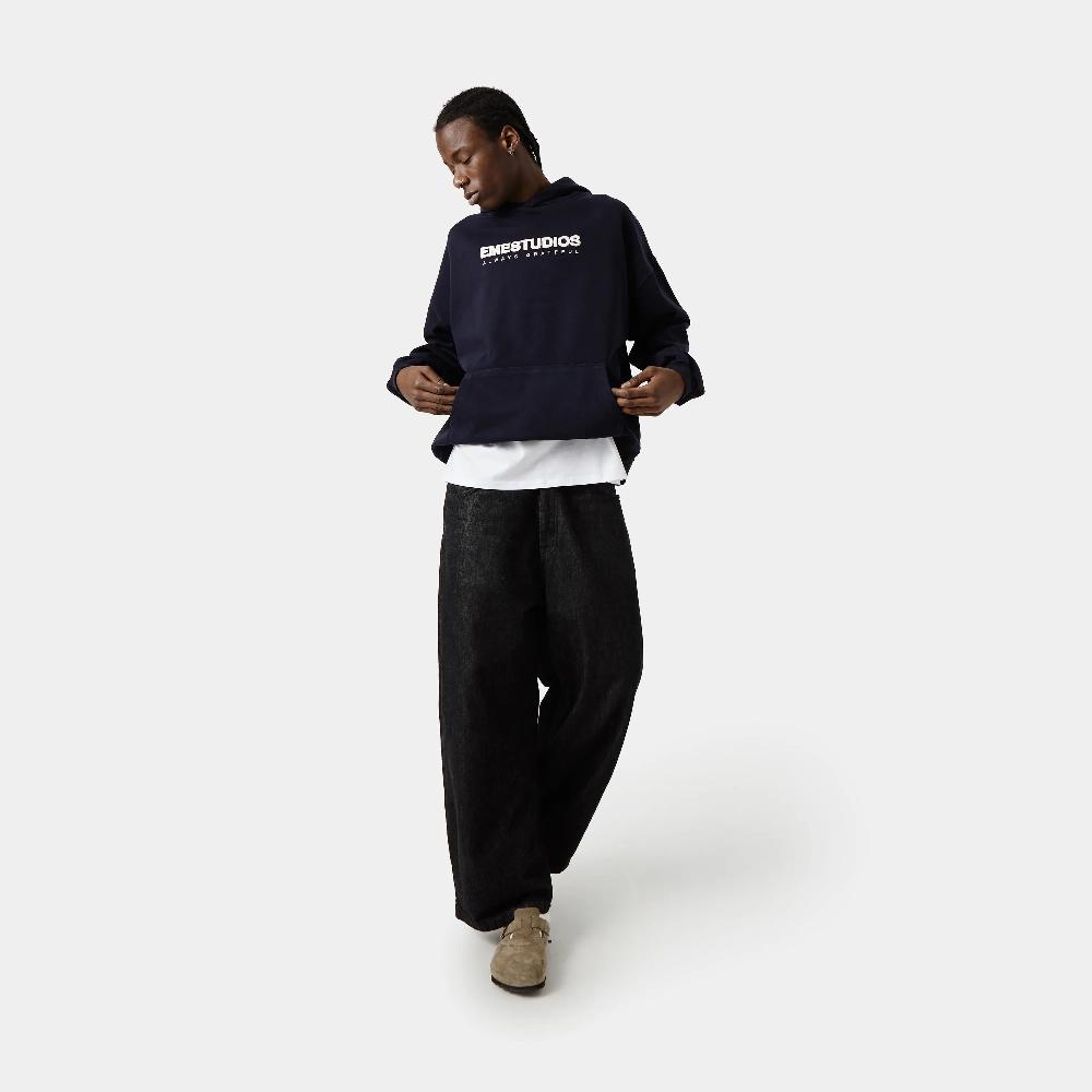 Eme Unwind Dark Navy Oversized Hoodie