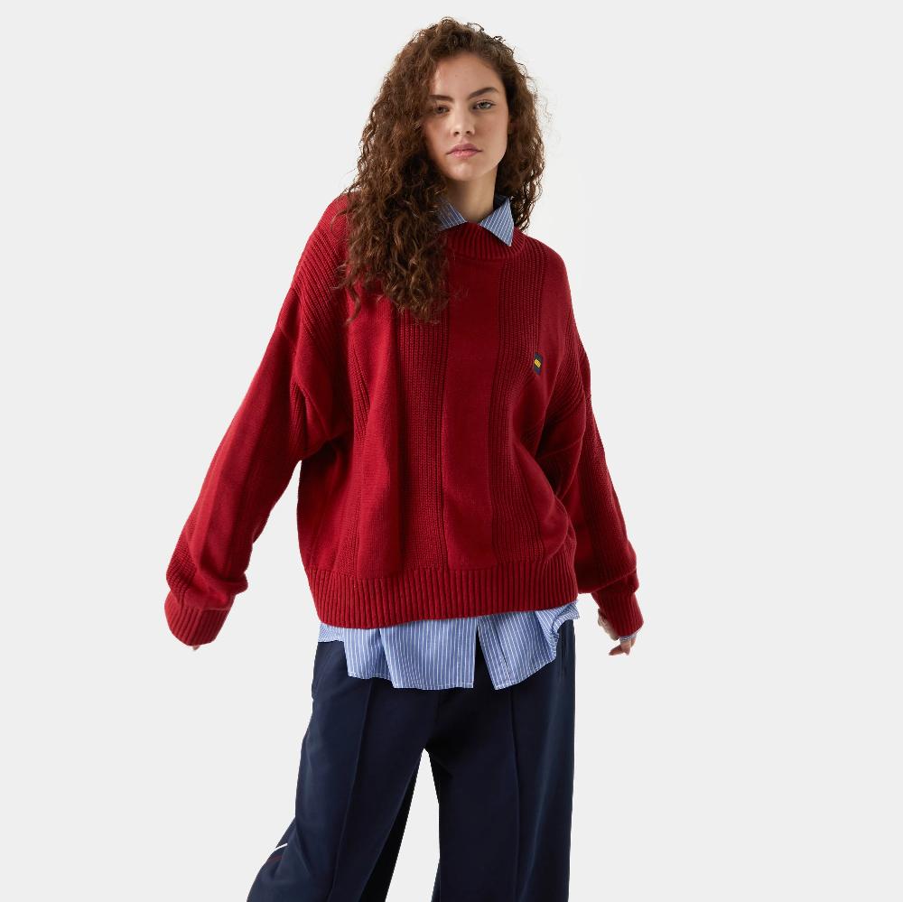 Eme Vertical Striped Knit Sweater