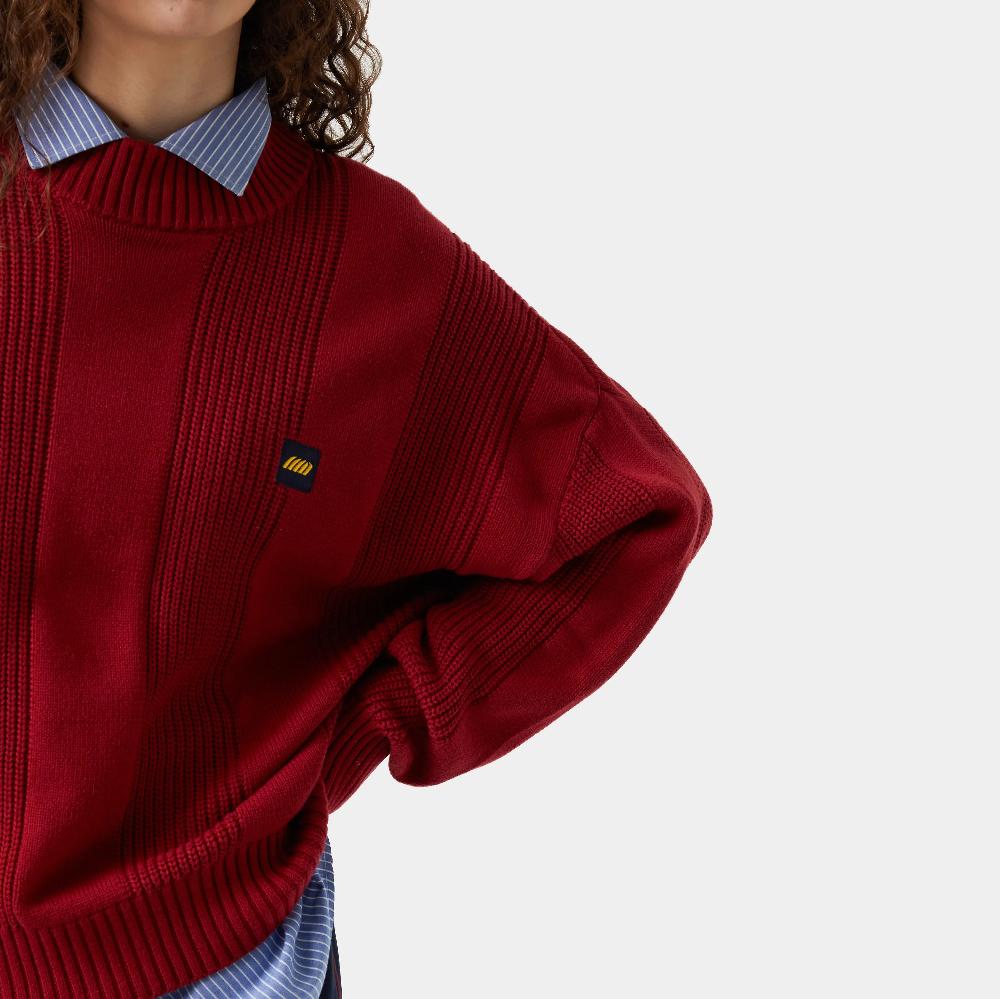 Eme Vertical Striped Knit Sweater