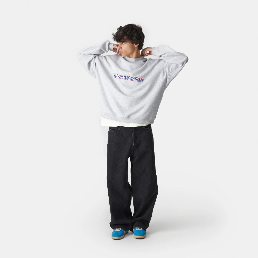 Eme Whatever Heather Grey Mockneck